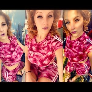 Crop top and Short Set